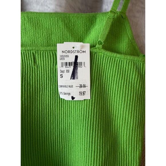 LA Hearts Light Green Camisole Ribbed Crop Top S - Picture 7 of 8